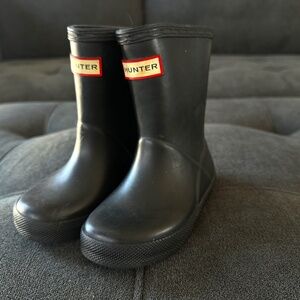 Black Hunter Boots (Toddler Size 6)